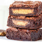 KCJ BAKERY PEANUT BUTTER CUP BROWNIES