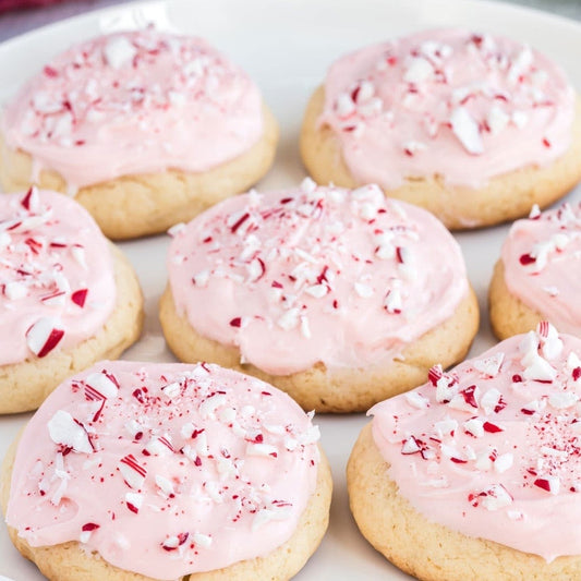 Keto Candy Jar Frosted Peppermint Cookies(2 pack)
