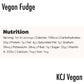 KCJ Vegan Fudge