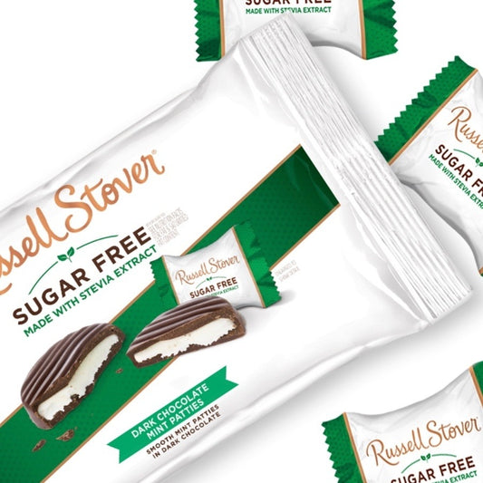 Russell Stover Dark chocolate and mint patties