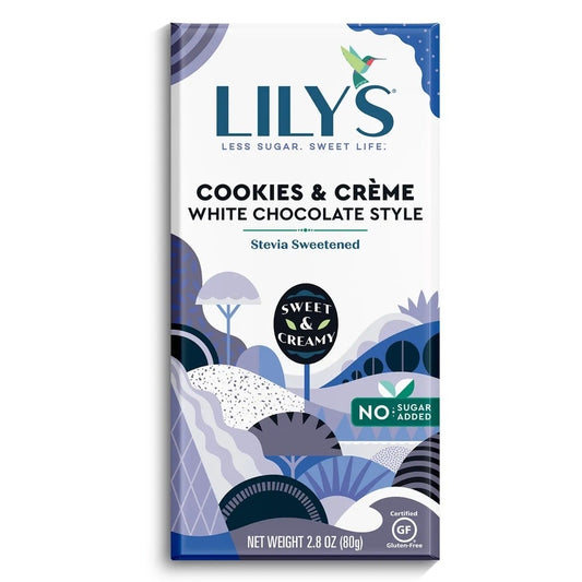 Lily’s Cookies and cream bar