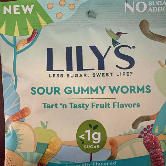 Lily’s Sour Gummy Worms