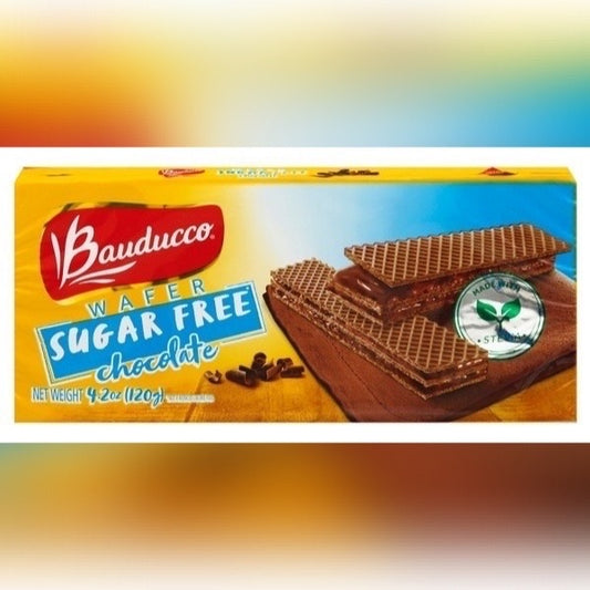 Bauducco sugar free chocolate wafer cookies