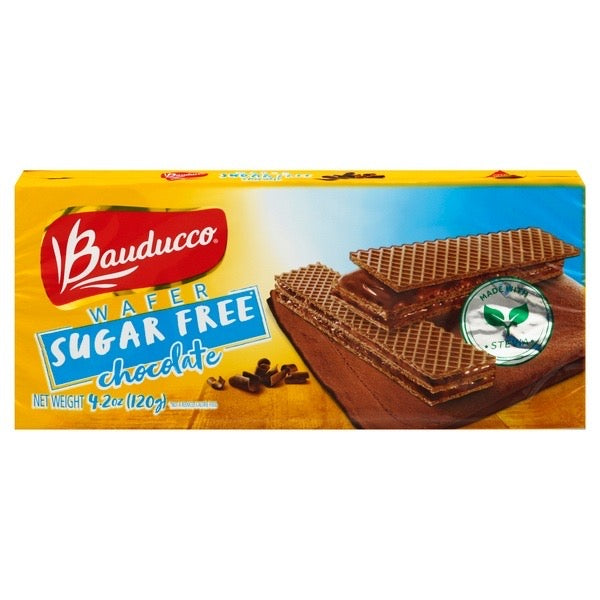 Bauducco sugar free chocolate wafer cookies