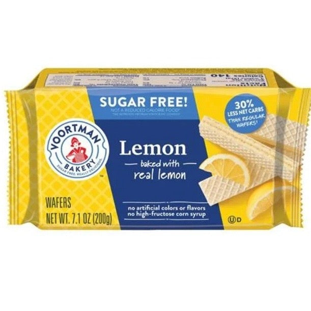 Sugar free lemon wafer cookies