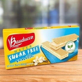 Bauducco Sugar free vanilla wafer cookies
